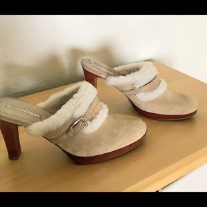 COPY - Furry trimmed mules